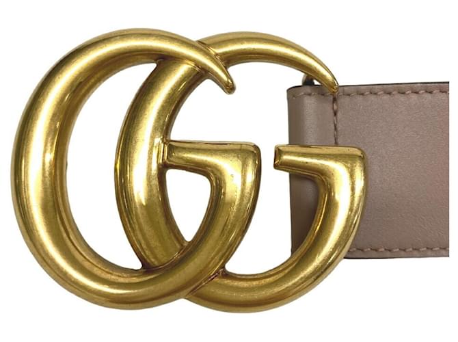 GUCCI GG MARMONT CALFSKIN LEATHER BELT