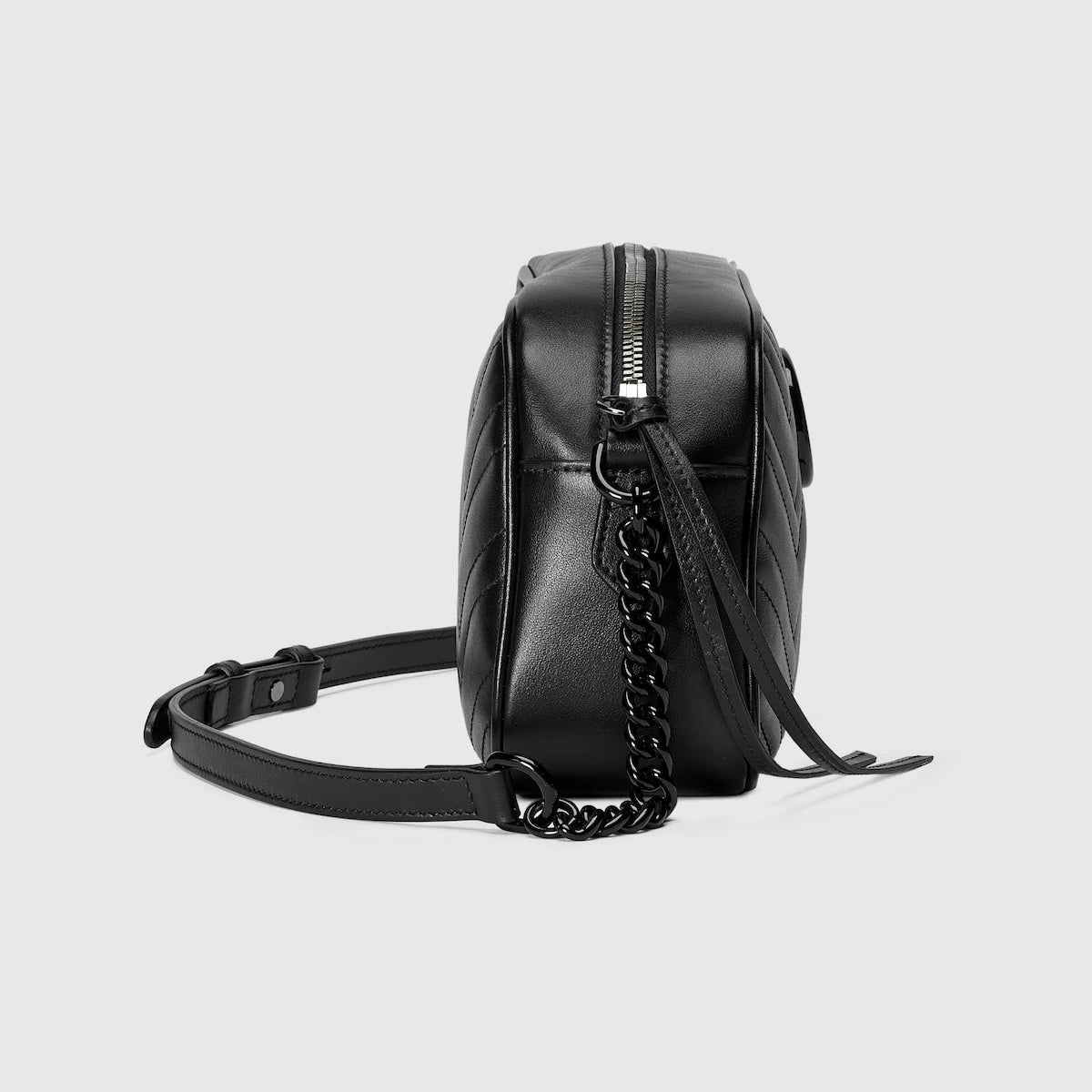 GUCCI GG MARMONT CALFSKIN LEATHER SMALL SHOULDER BAG