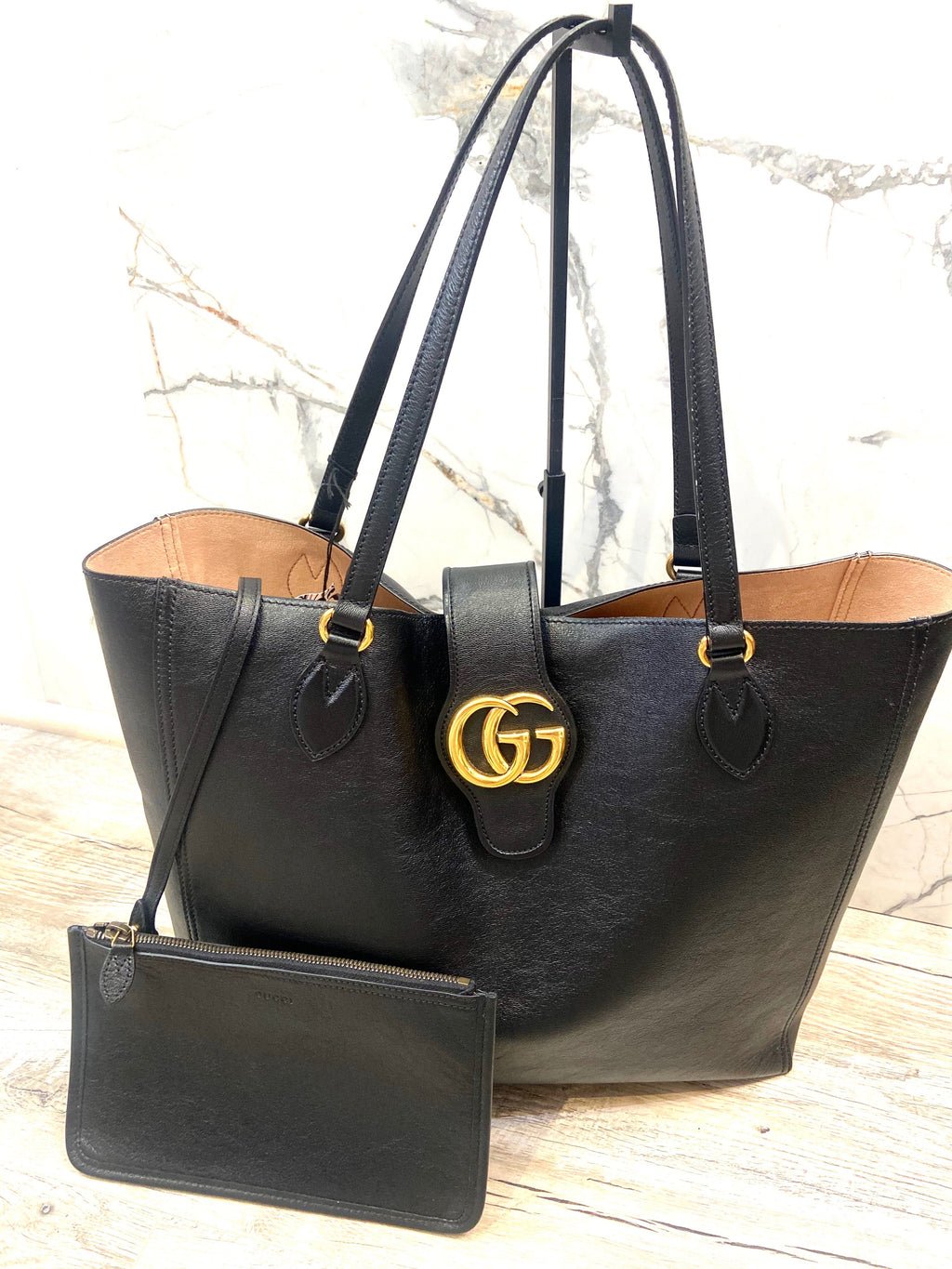 GUCCI GG MARMONT DAHLIA TOTE BAG