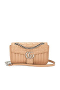 GUCCI GG MARMONT MATELASSE ARIA CALFSKIN LEATHER SMALL CROSSBODY