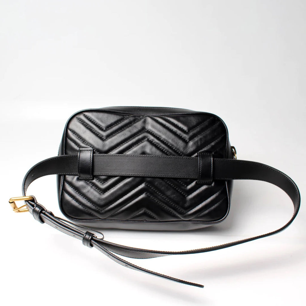 GUCCI GG MARMONT MATELASSE SQUARE BELT BAG