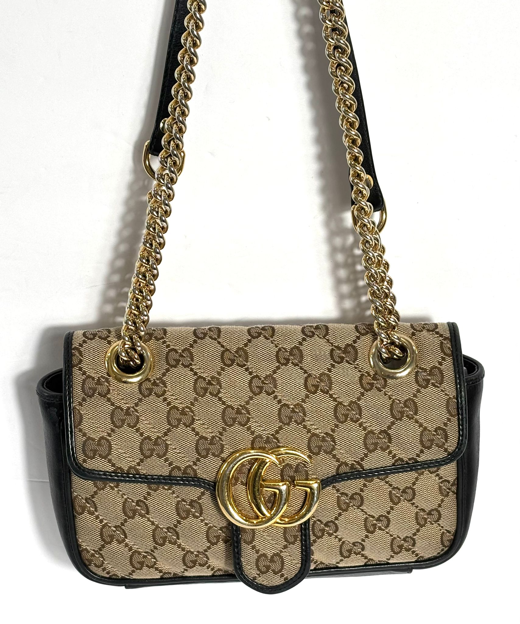 GUCCI GG MARMONT MONOGRAM MINI CROSSBODY BAG