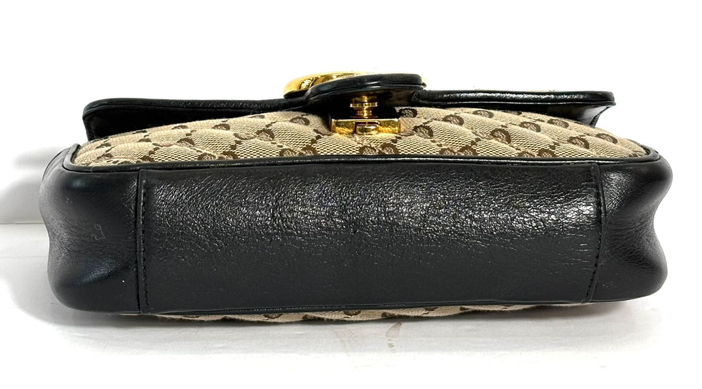 GUCCI GG MARMONT MONOGRAM MINI CROSSBODY BAG