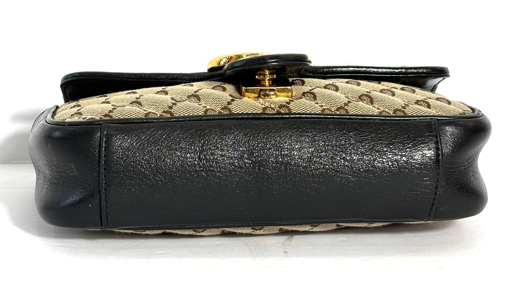 GUCCI GG MARMONT MONOGRAM MINI CROSSBODY BAG