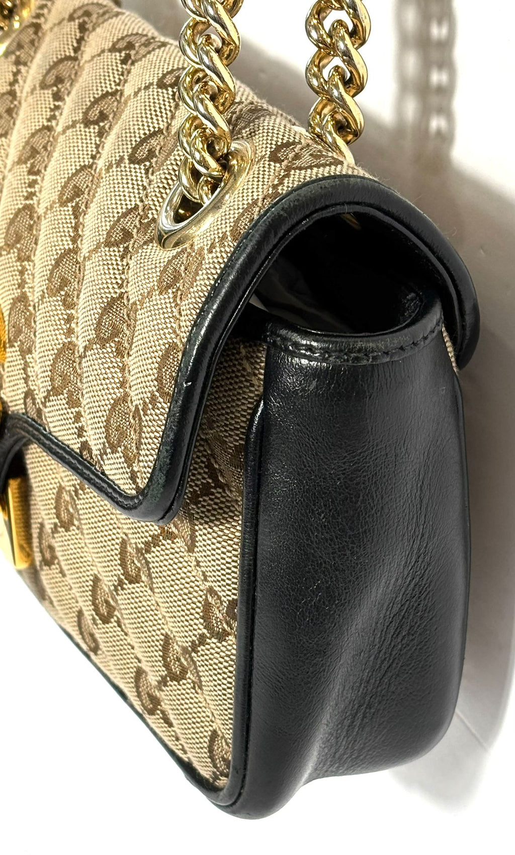 GUCCI GG MARMONT MONOGRAM MINI CROSSBODY BAG