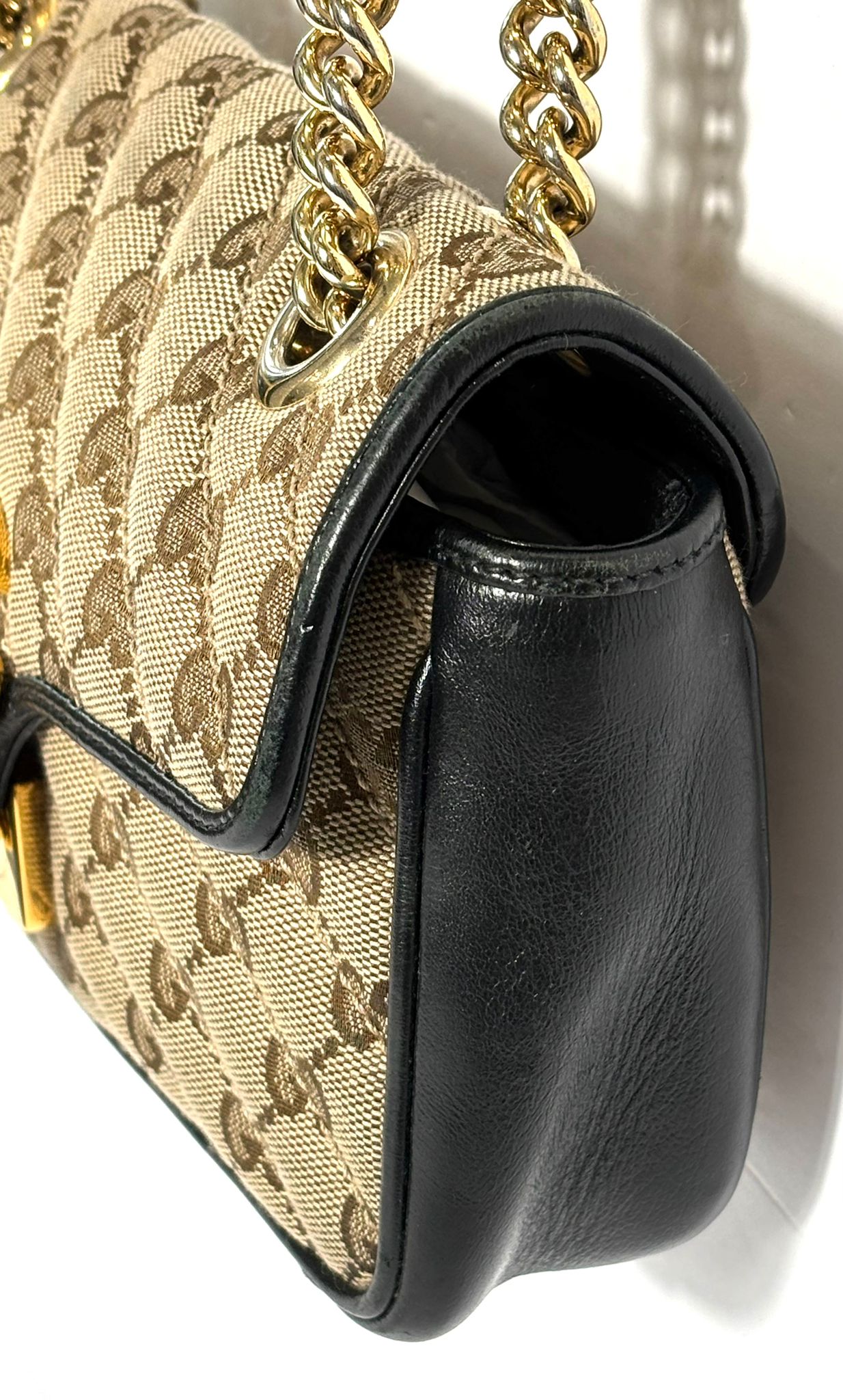 GUCCI GG MARMONT MONOGRAM MINI CROSSBODY BAG