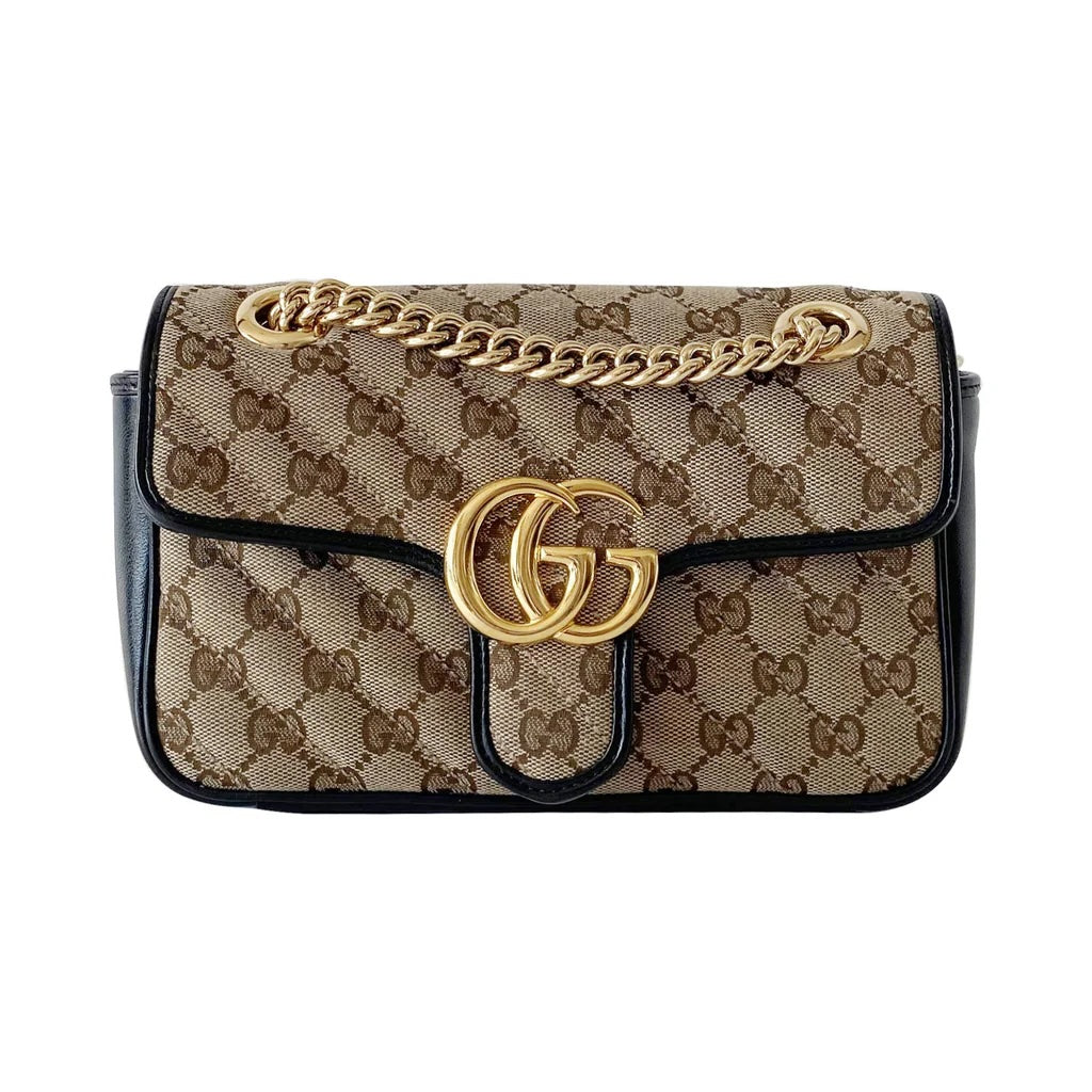 GUCCI GG MARMONT MONOGRAM MINI CROSSBODY BAG