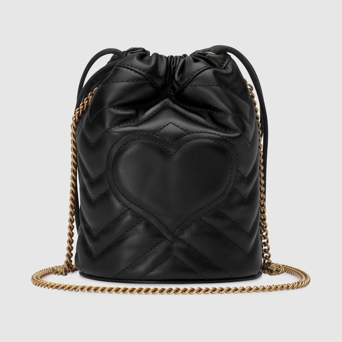GUCCI DOUBLE G MARMONT MINI BUCKET BAG