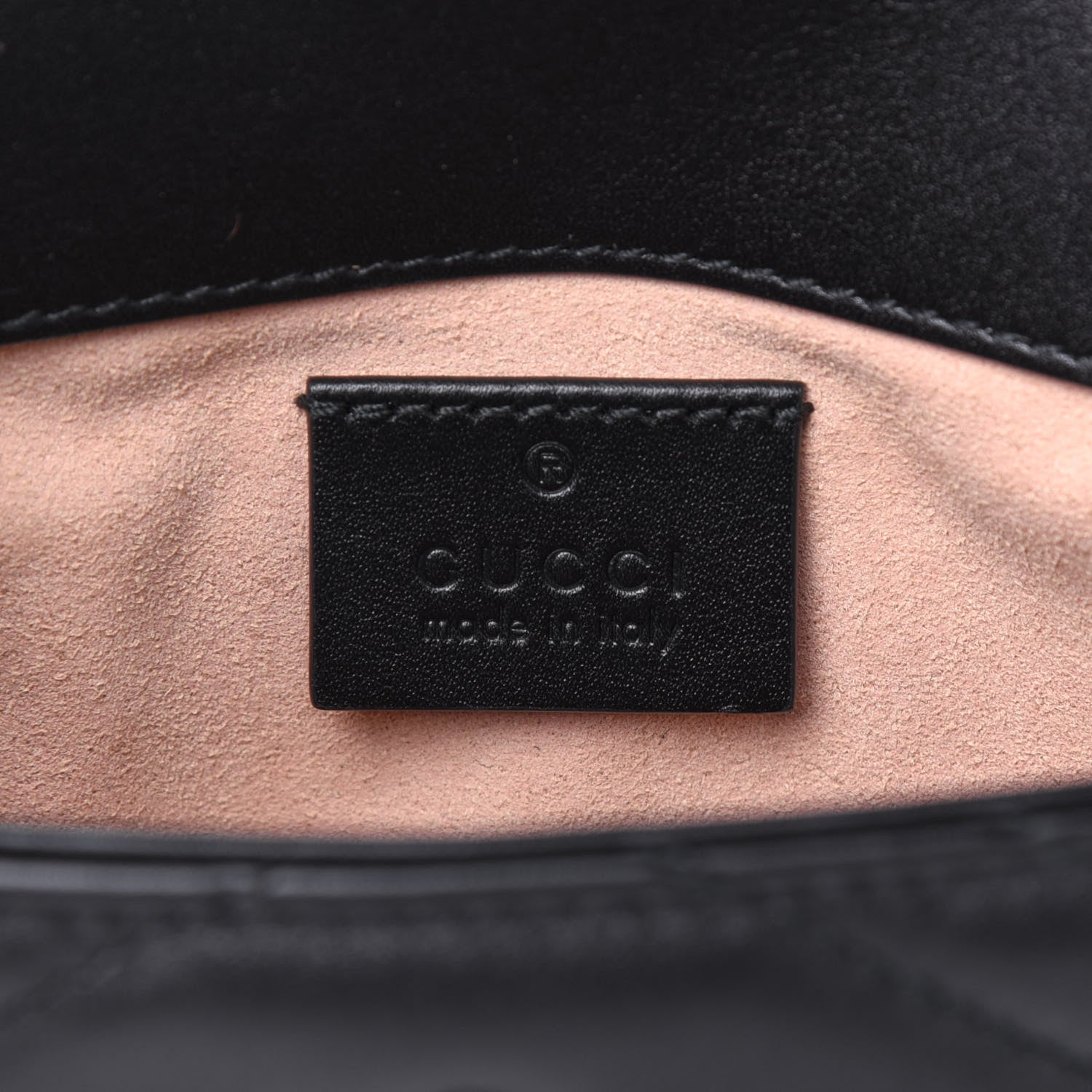 GUCCI GG MARMONT SUPER MINI CALFSKIN LEATHER BAG