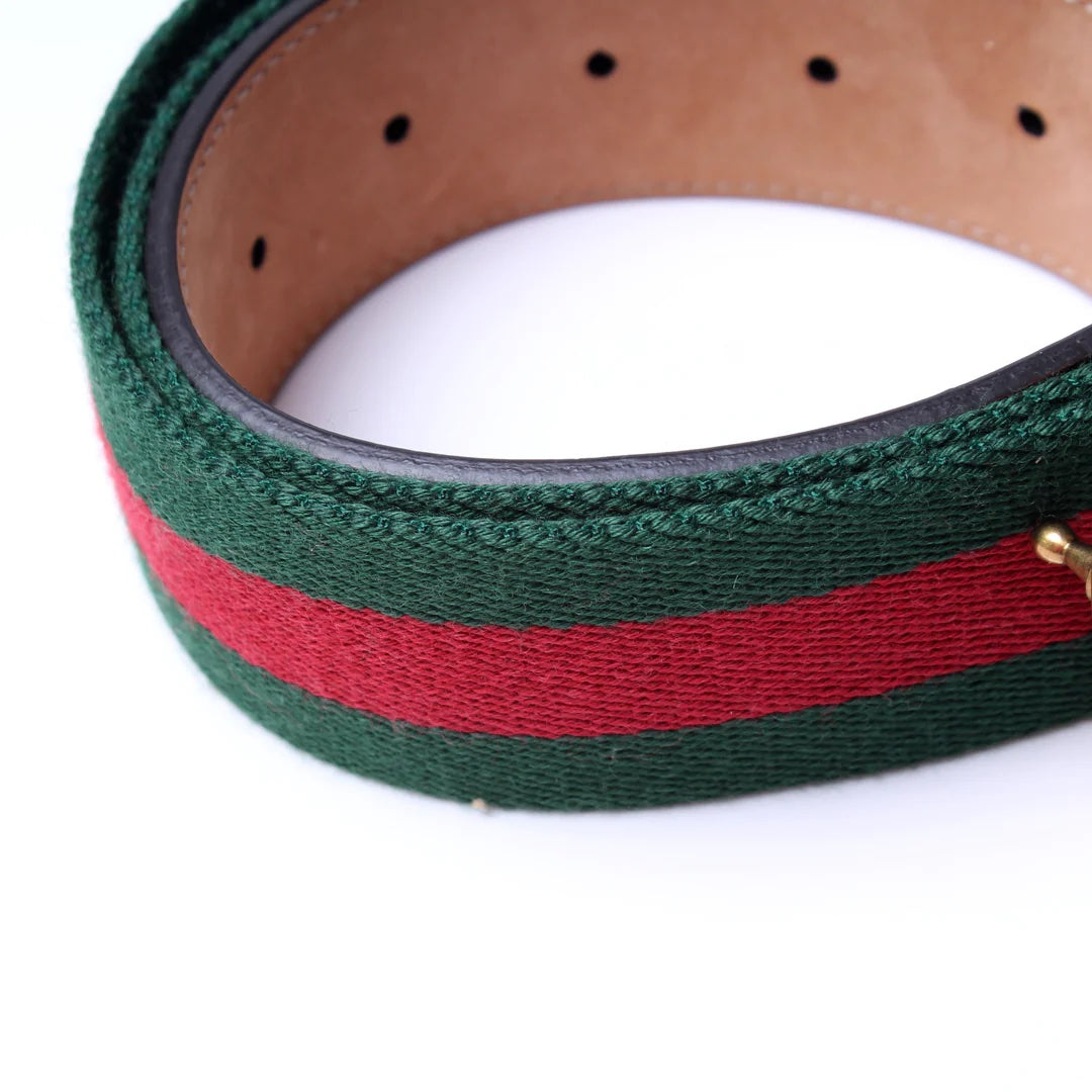 GUCCI GG MARMONT WEB BELT