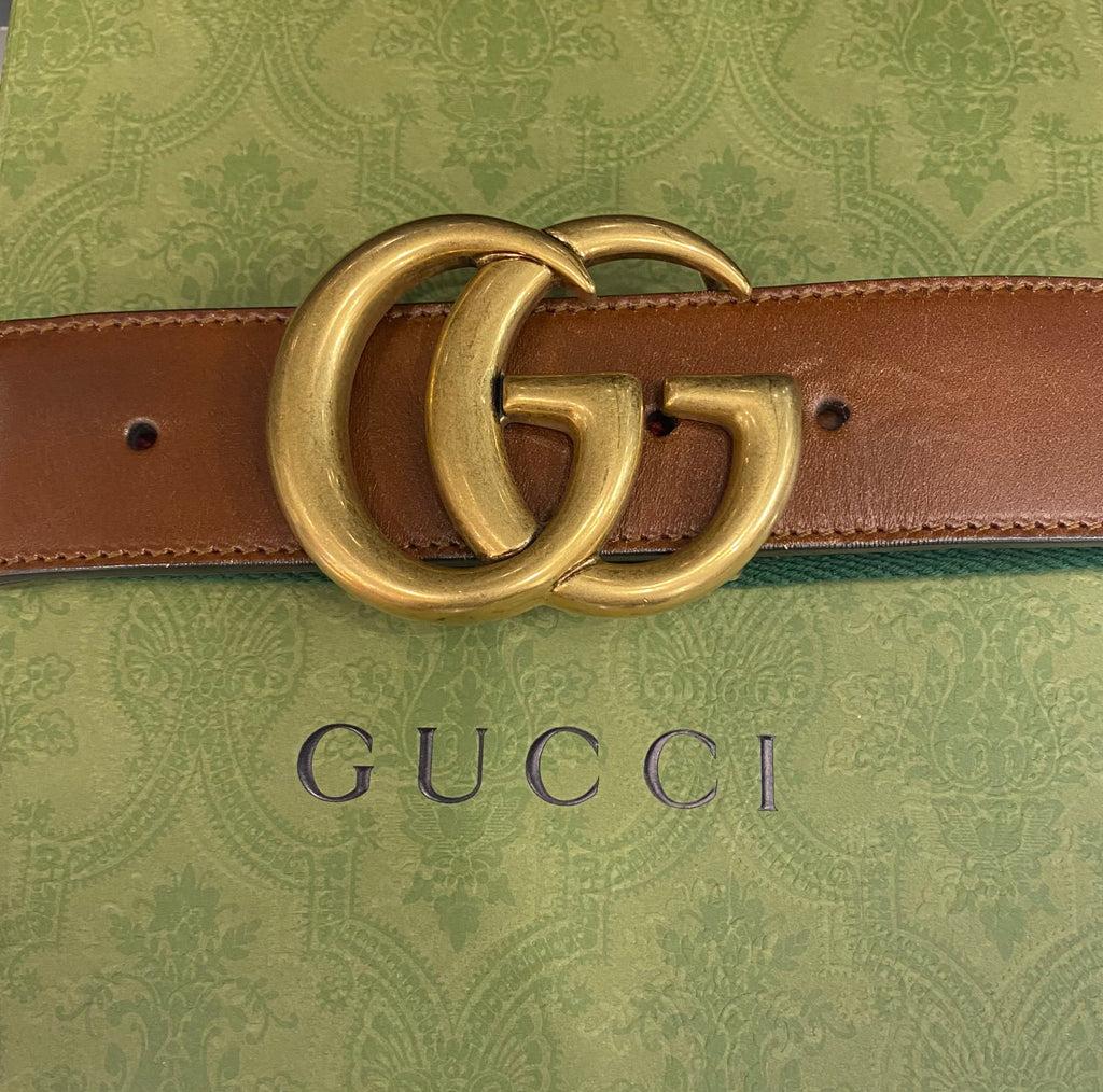 GUCCI GG MARMONT WEB BELT