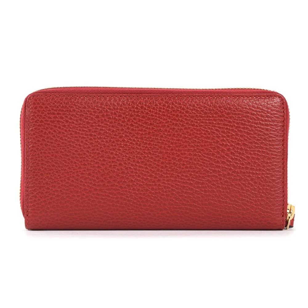 GUCCI GG MARMONT CALFSKIN LEATHER ZIP AROUND WALLET