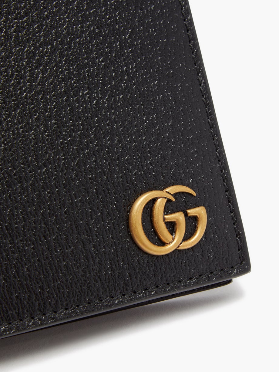 GUCCI GG MARMONT LEATHER BI-FOLD WALLET