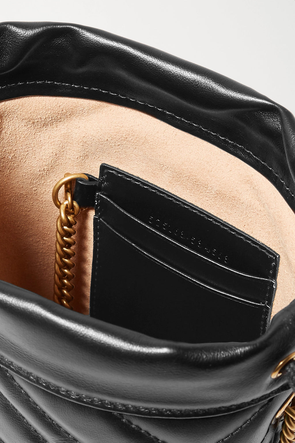 GUCCI GG MARMONT MINI BUCKET BAG