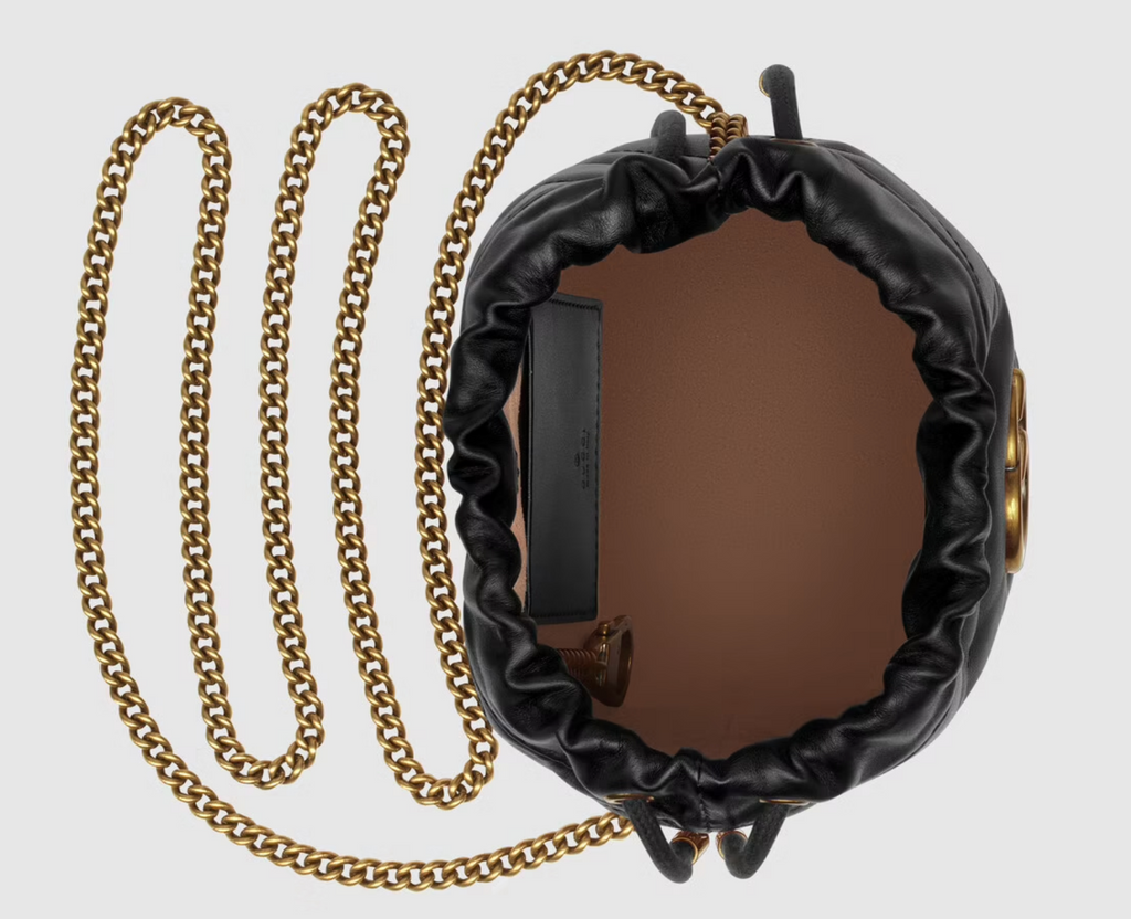GUCCI GG MARMONT MINI BUCKET BAG