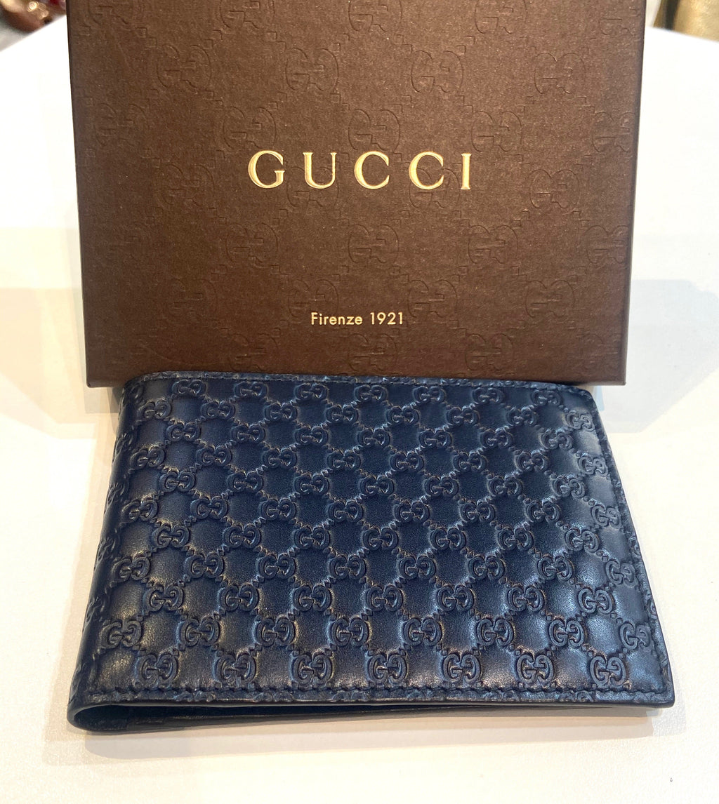 GUCCI GG MICROGUCCISSIMA LEATHER BI-FOLD WALLET