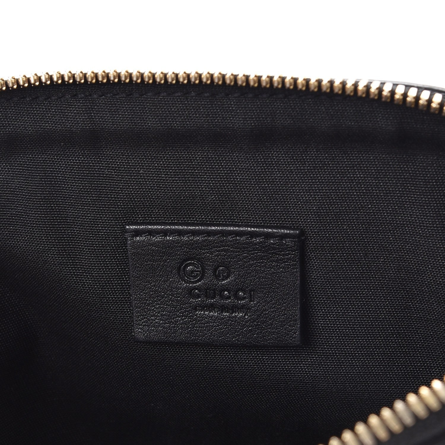 GUCCI GG MICROGUCCISSIMA LEATHER COSMETIC POUCH
