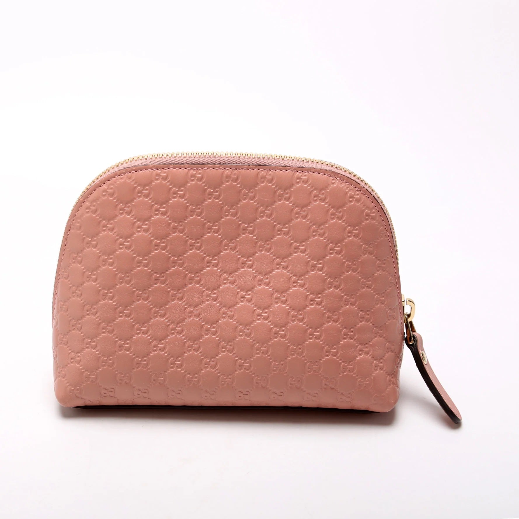 GUCCI GG MICROGUCCISSIMA LEATHER COSMETIC POUCH
