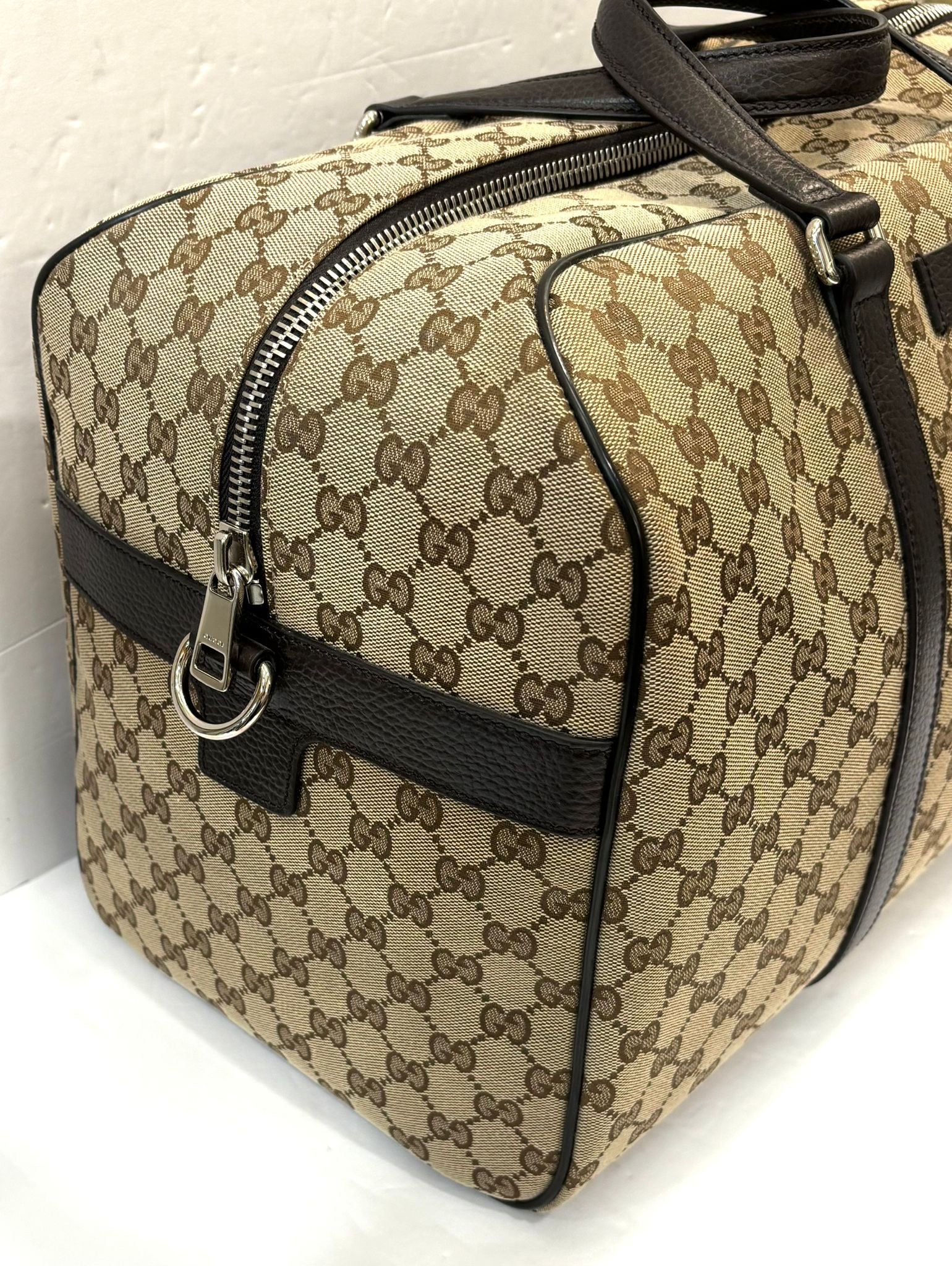 GUCCI GG MONOGRAM BOSTON DUFFLE BAG