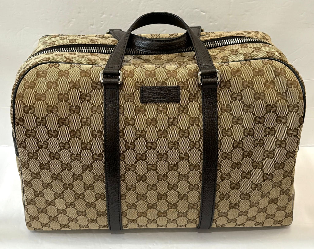 GUCCI GG MONOGRAM BOSTON DUFFLE BAG