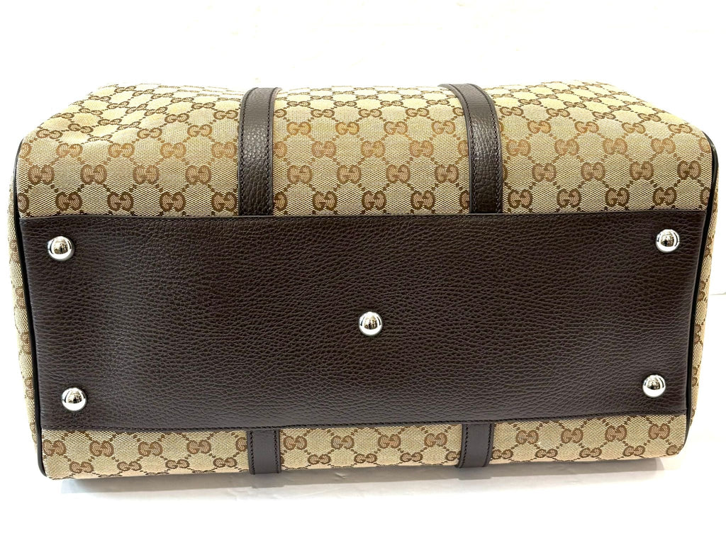 GUCCI GG MONOGRAM BOSTON DUFFLE BAG