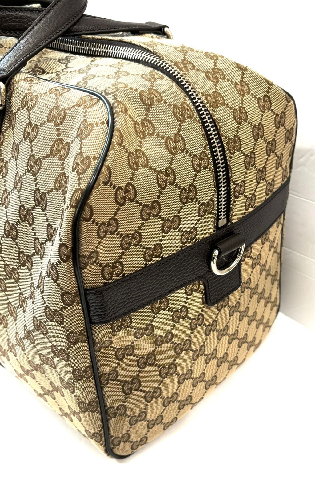 GUCCI GG MONOGRAM BOSTON DUFFLE BAG