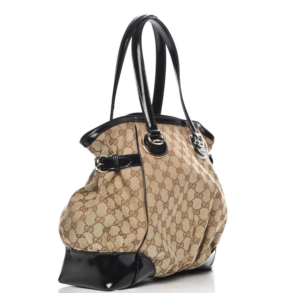 GUCCI GG MONOGRAM FULL MOON TOTE BAG