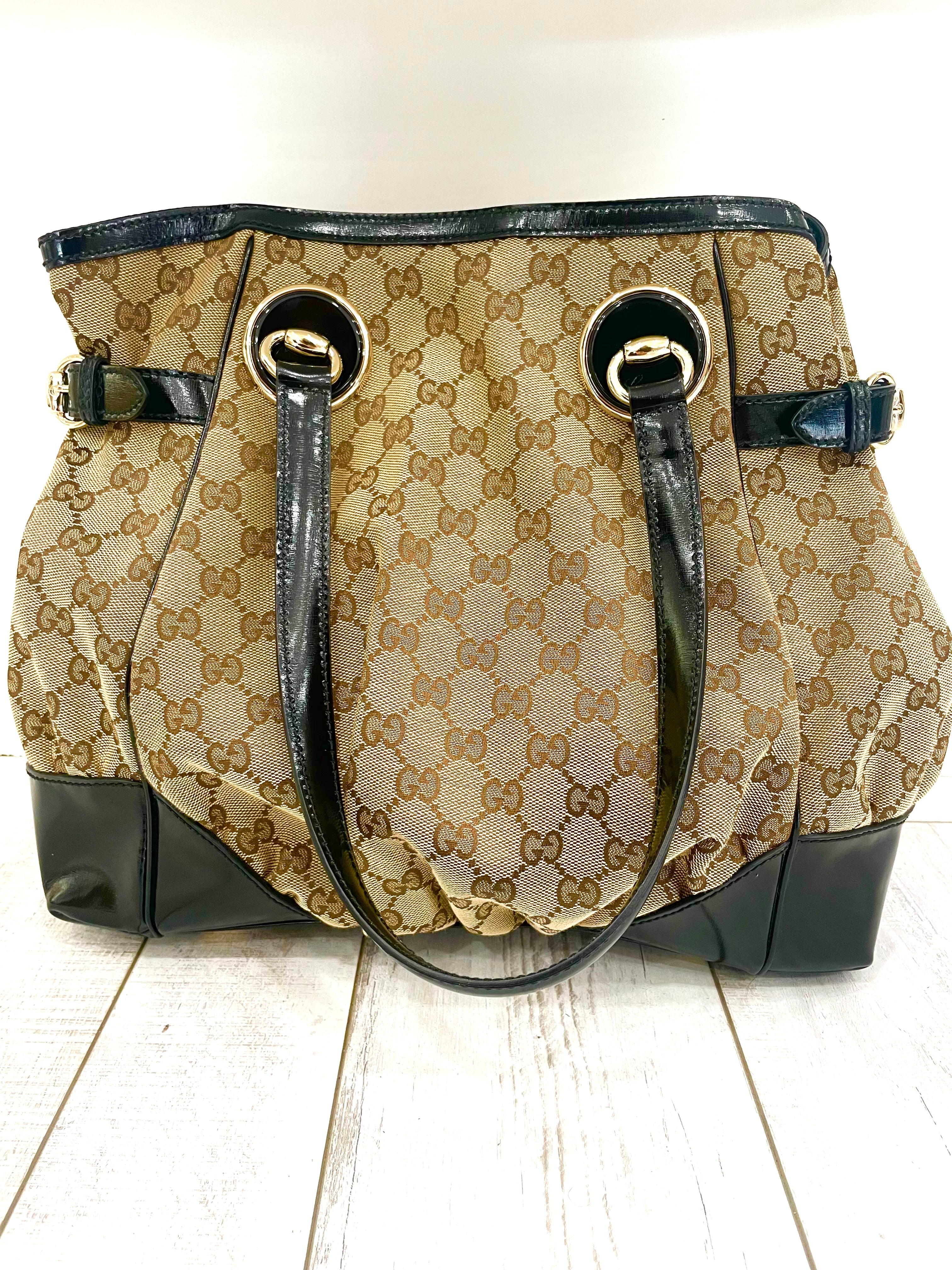 GUCCI GG MONOGRAM FULL MOON TOTE BAG