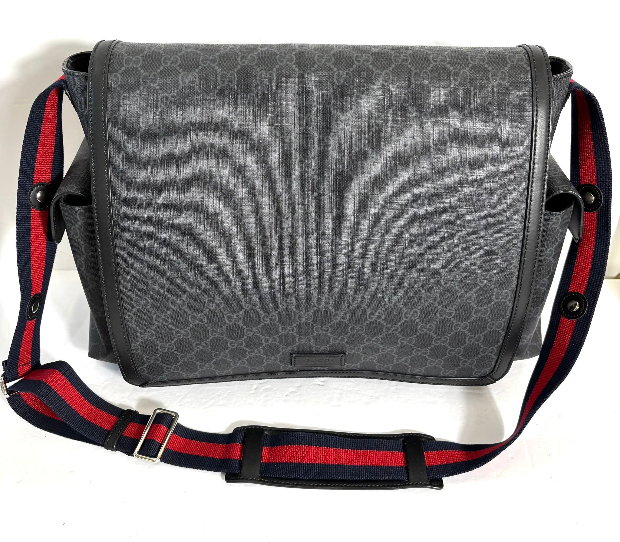 GUCCI GG MONOGRAM LARGE DIAPER CHANGING BAG