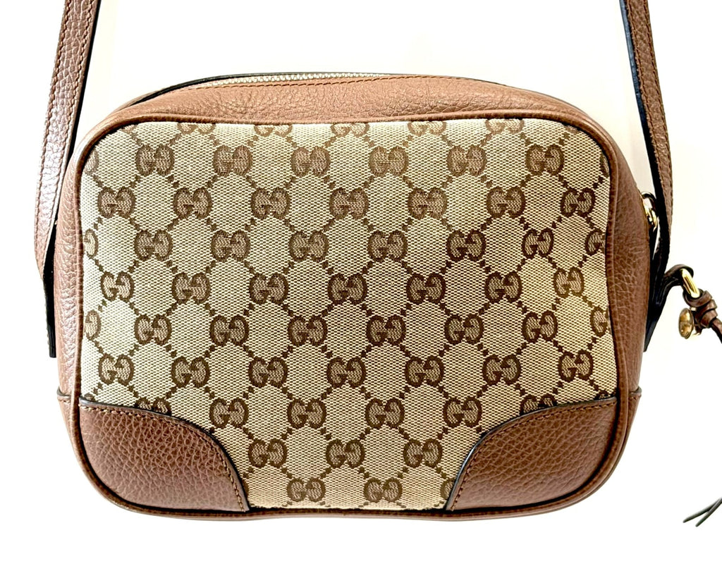 GUCCI GG MONOGRAM MINI BREE CAMERA BAG