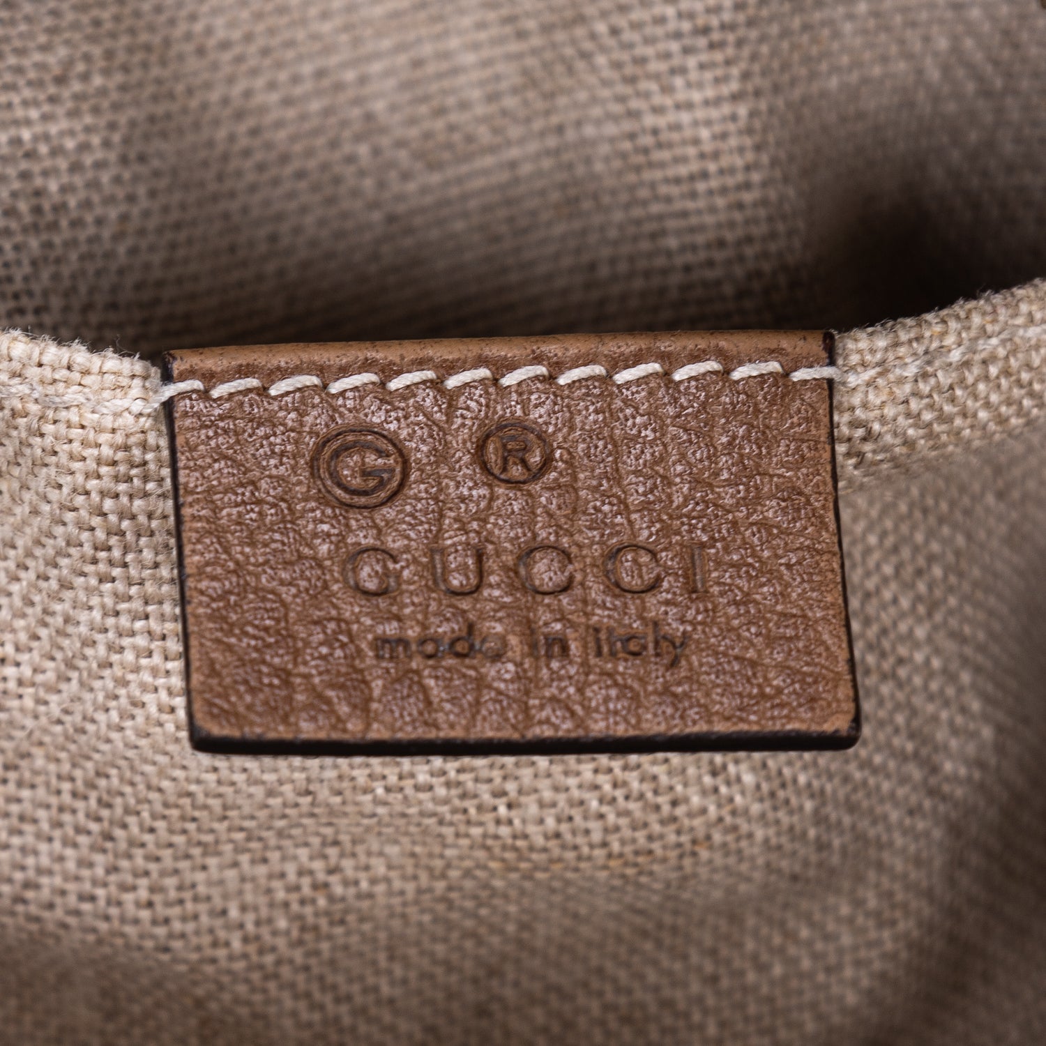 GUCCI GG MONOGRAM MINI BREE CAMERA BAG