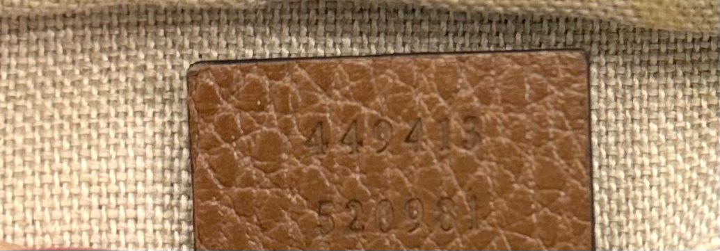 GUCCI GG MONOGRAM MINI BREE CAMERA BAG