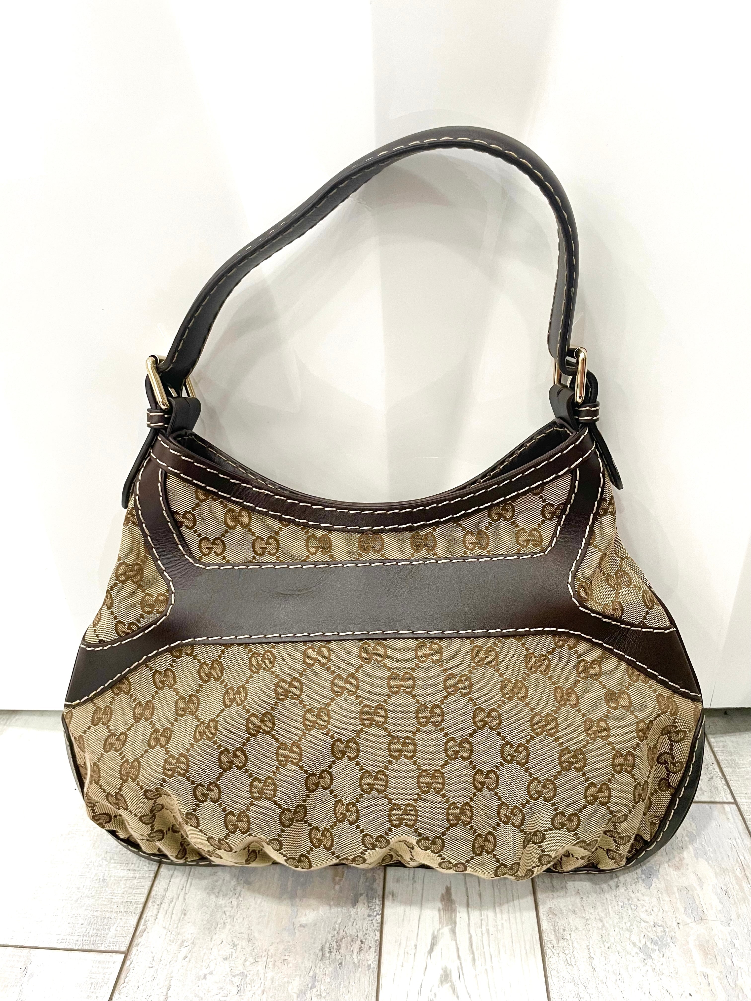 GUCCI GG MONOGRAM QUEEN HOBO BAG