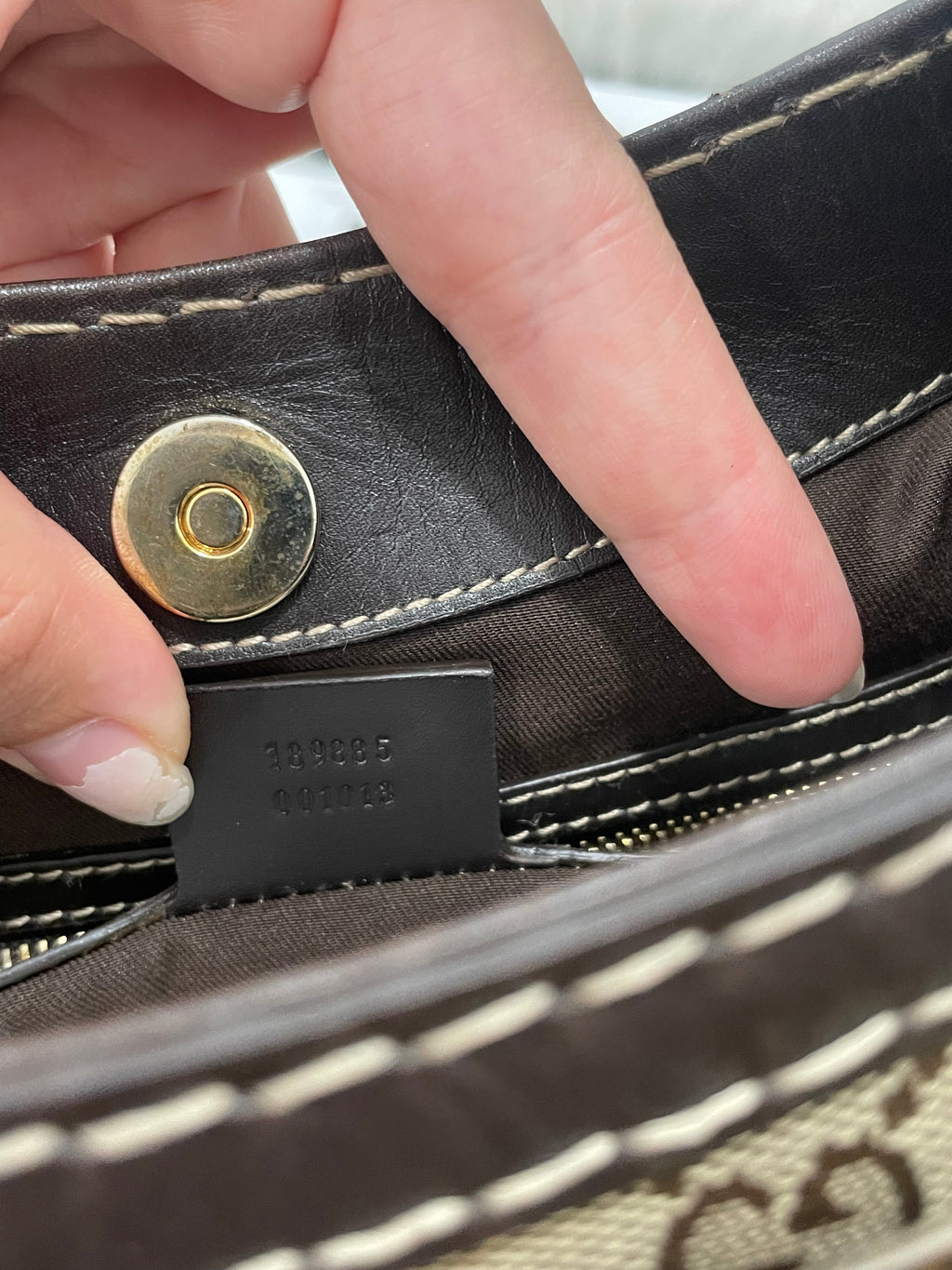 GUCCI GG MONOGRAM QUEEN HOBO BAG