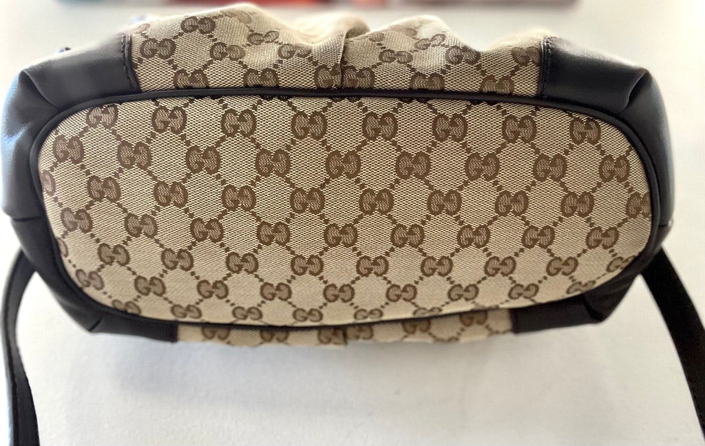 GUCCI SUKEY ORIGINAL GG TOP HANDLE BAG