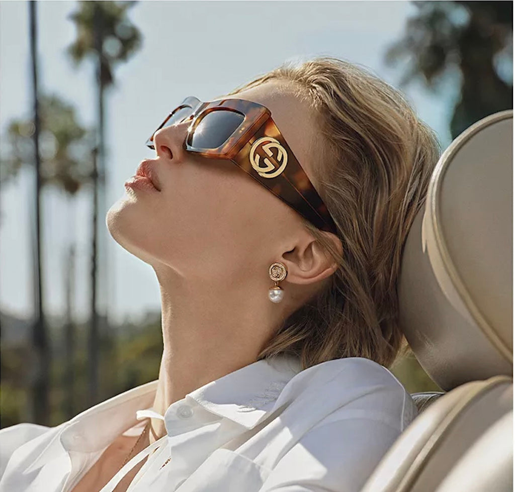 GUCCI GG MUSE BUTTERFLY SUNGLASSES HAVANA