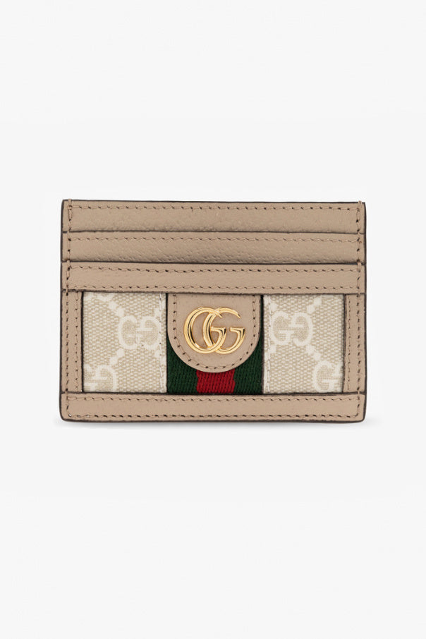 GUCCI OPHIDIA GG WEB ACCENT CARD CASE