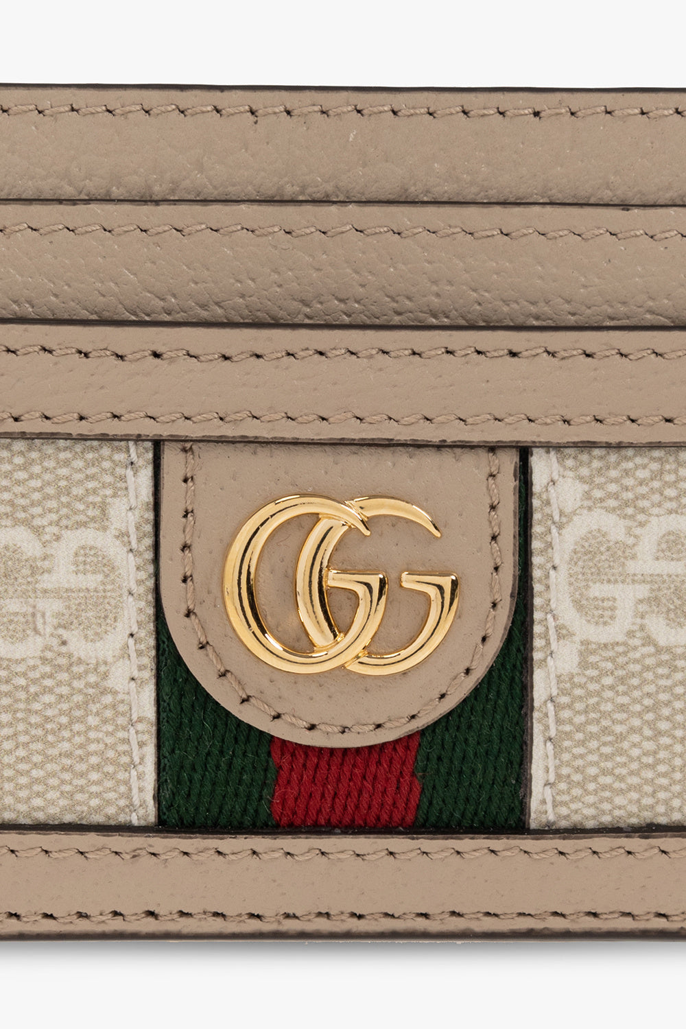 GUCCI OPHIDIA GG WEB ACCENT CARD CASE