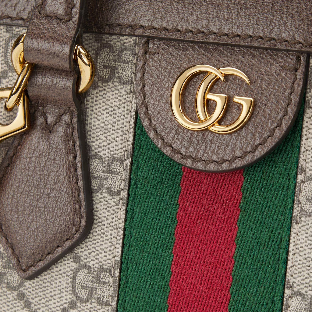 GUCCI GG OPHIDIA TOP HANDLE TOTE BAG