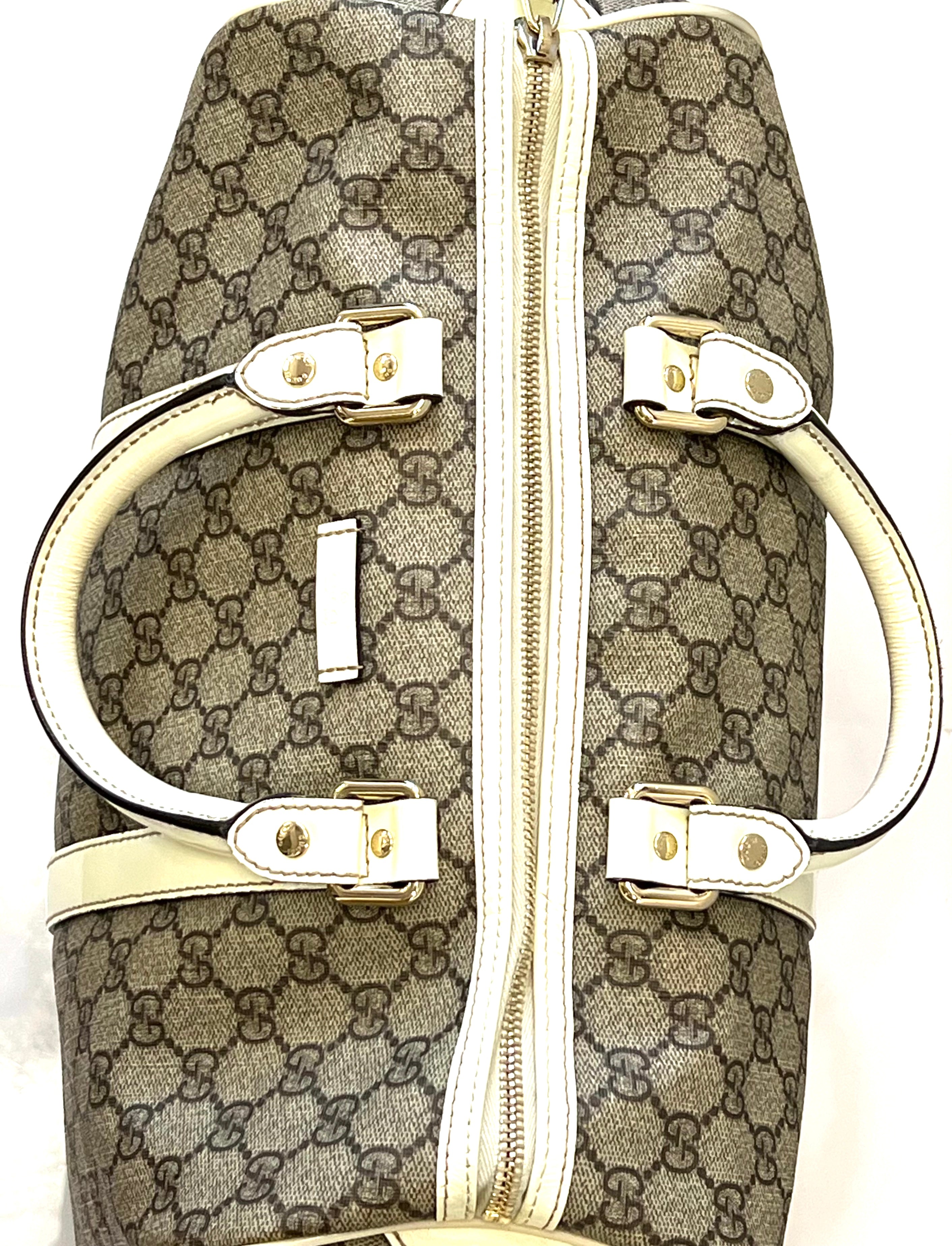 GUCCI GG PLUS MONOGRAM MEDIUM JOY BOSTON BAG