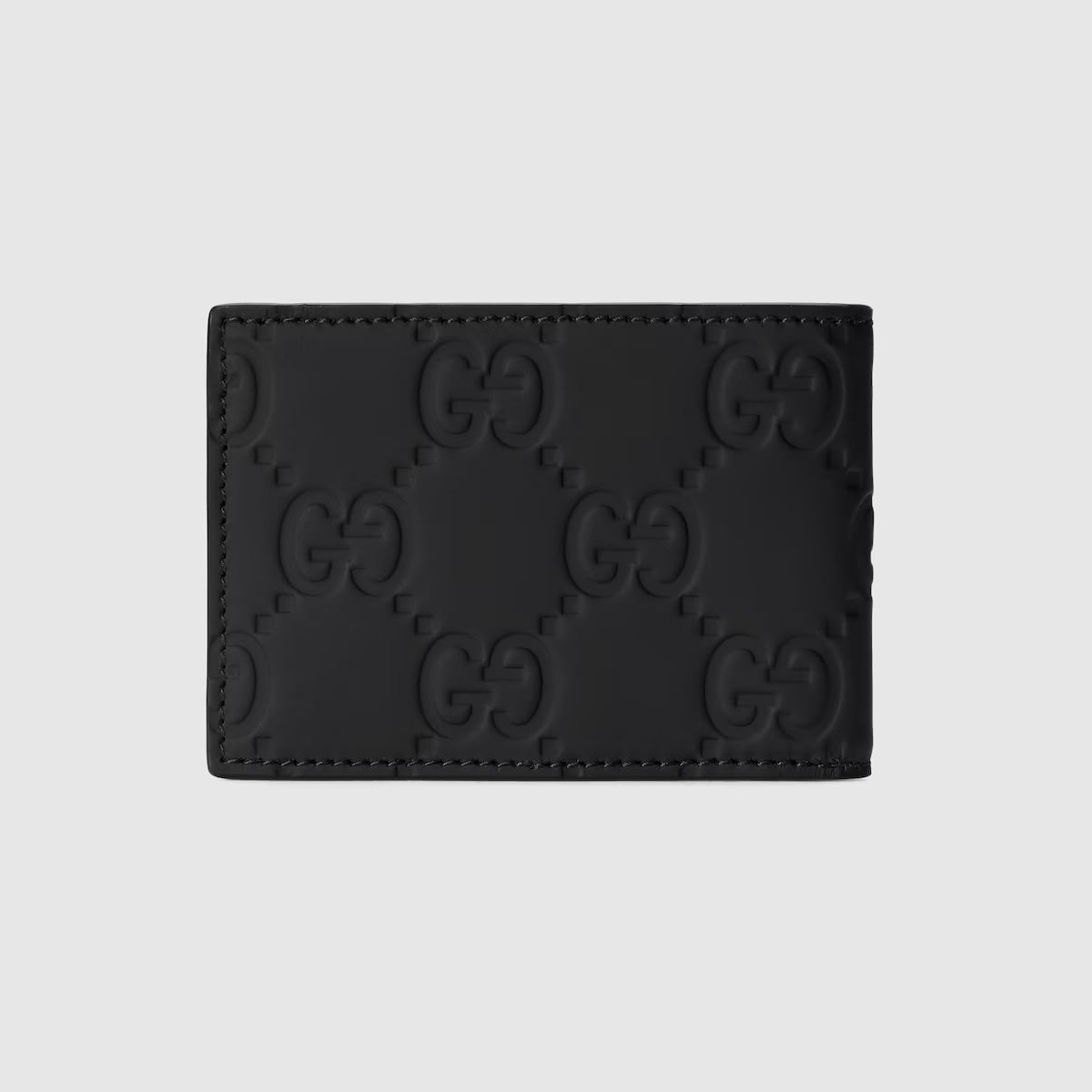 GUCCI GG RUBBER EFFECT BI-FOLD WALLET