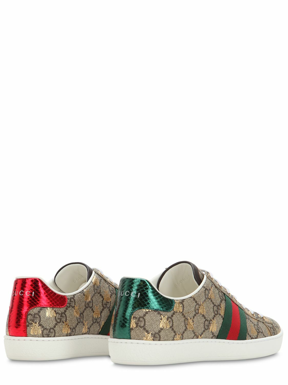 GUCCI GG SUPREME BEES ACE SNEAKERS