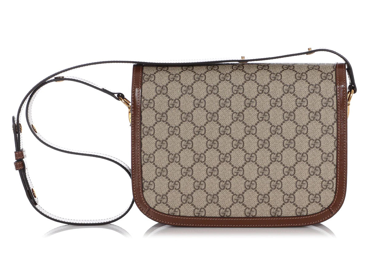 GUCCI GG SUPREME HORSEBIT 1955 SHOULDER BAG