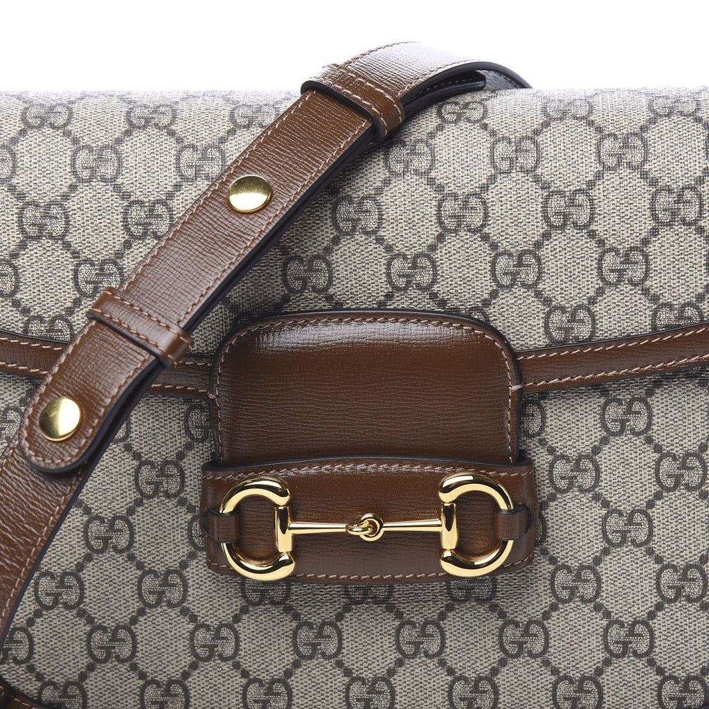 GUCCI GG SUPREME HORSEBIT 1955 SHOULDER BAG