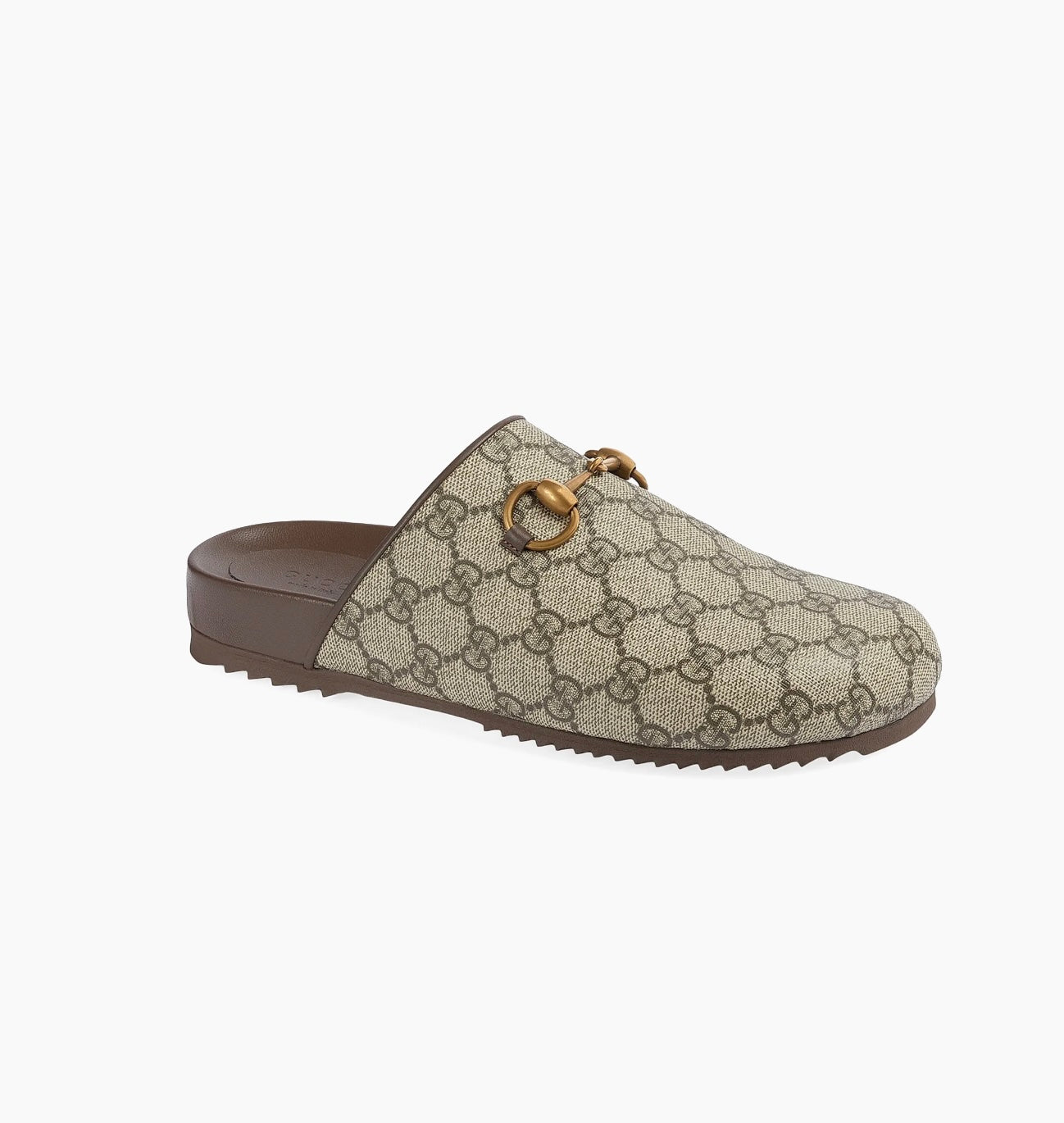 GUCCI GG SUPREME HORSEBIT MULES