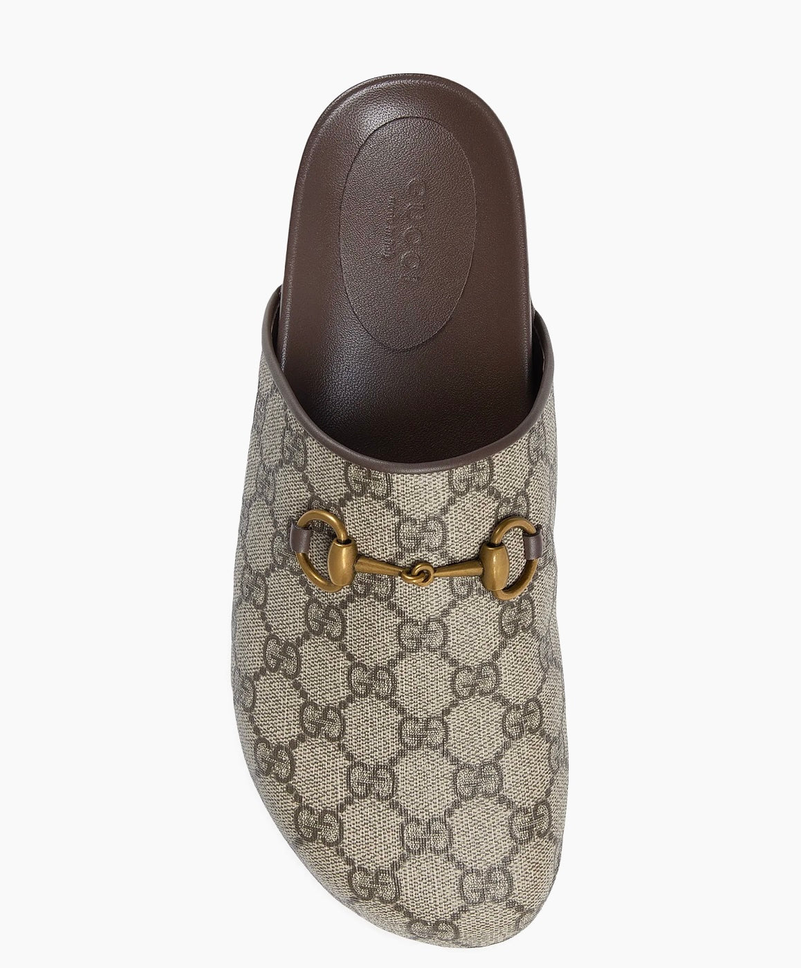 GUCCI GG SUPREME HORSEBIT MULES