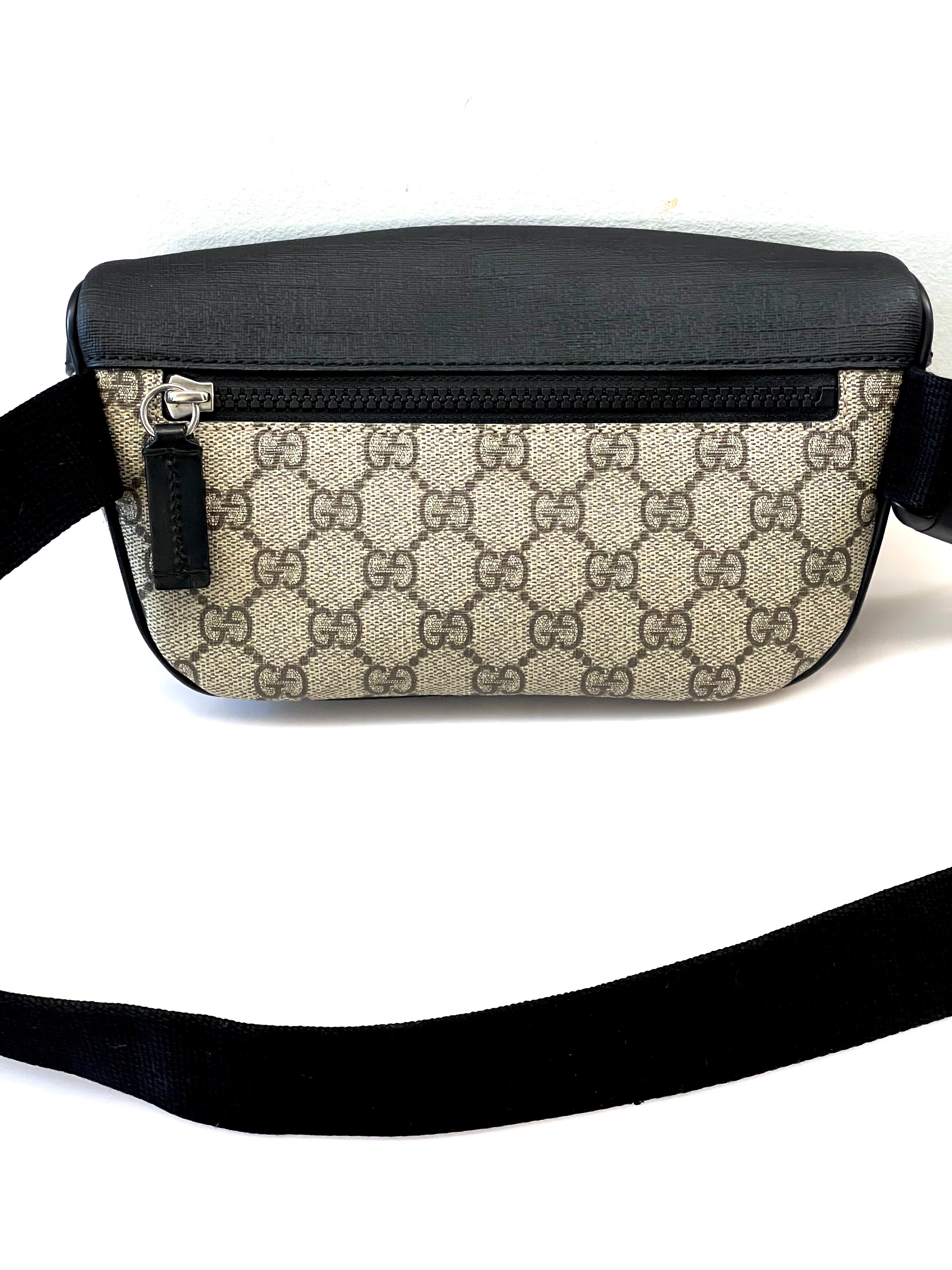 GUCCI GG SUPREME MONOGRAM BELT BAG
