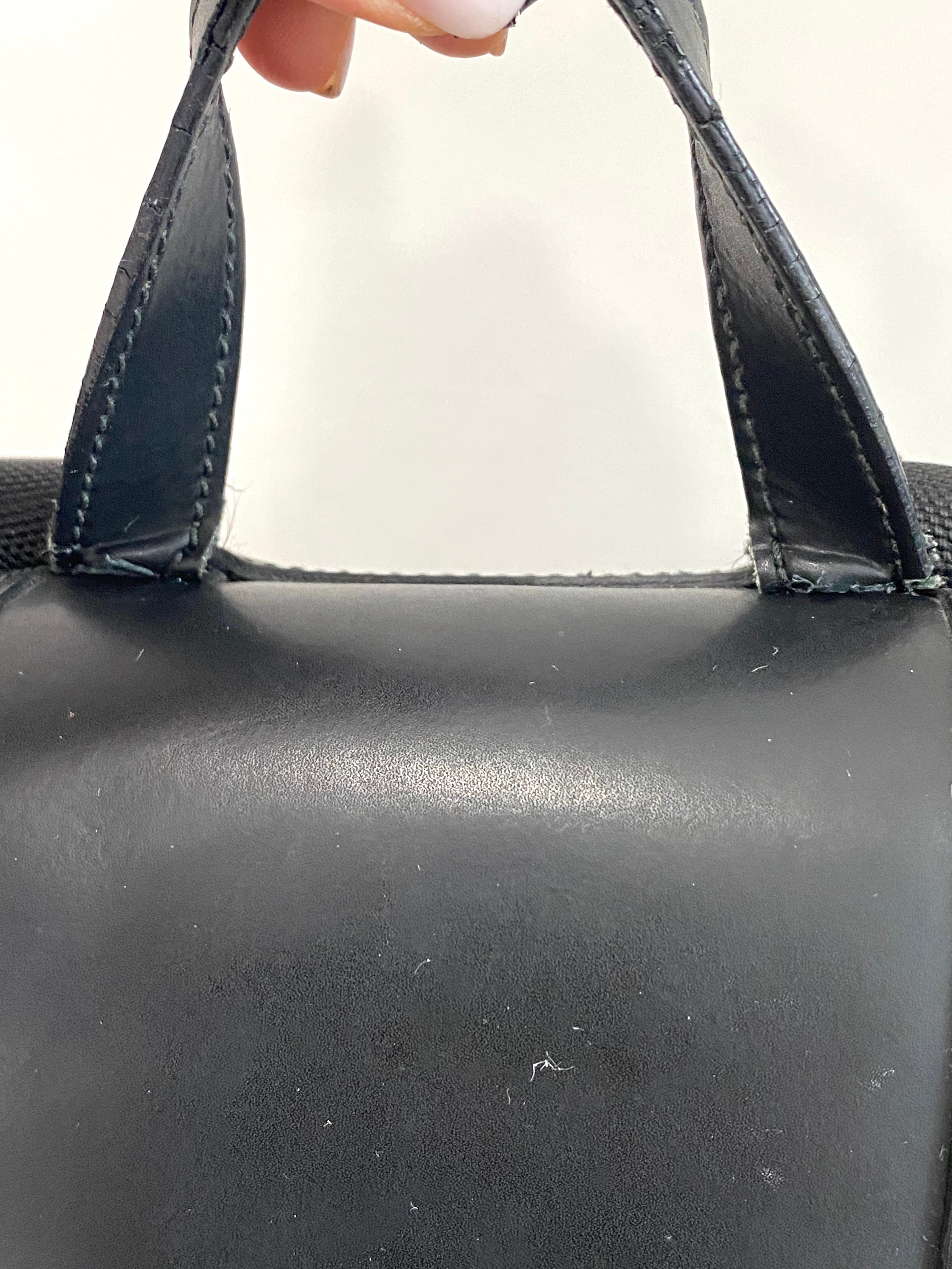 GUCCI GG SUPREME MONOGRAM CALFSKIN WEB DOUBLE BUCKLE BACKPACK