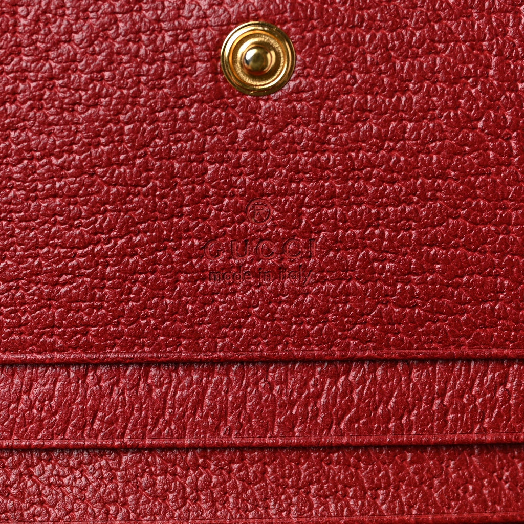 GUCCI GG SUPREME MONOGRAM FLORA WEB OPHIDIA CARD CASE