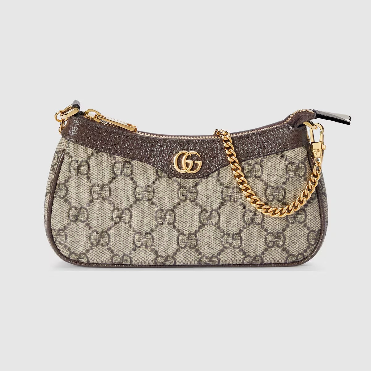 GUCCI GG SUPREME MONOGRAM MINI OPHIDIA CHAIN BAG
